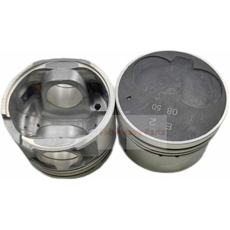 1 Piece Piston With Pin And Clips 12010 - 2S615 Fits For Nissan QD32 - TI Engine Parts - Fab Heavy Parts