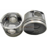 1 Piece Piston With Pin And Clips 12010 - 2S615 Fits For Nissan QD32 - TI Engine Parts - Fab Heavy Parts