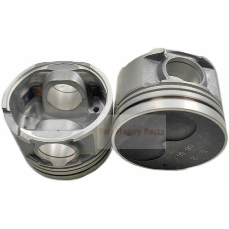 1 Piece Piston With Pin And Clips 12010 - 2S615 Fits For Nissan QD32 - TI Engine Parts - Fab Heavy Parts