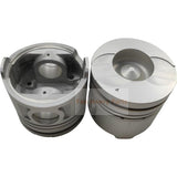 1 Piece Piston With Pin And Clips 12010 - 69T05 12010 - 69T06 Fits For Nissan BD30T Engine Parts - Fab Heavy Parts