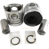 1-teiliger Kolben mit Stift und Clips 12011-96504 Anpassungen für Nissan PF6T Motorteile