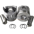1 Piece Piston With Pin And Clips 123907 - 22081 Fits For Komatsu 4D106 Fits Yanmar 4TNV106 Engine - Fab Heavy Parts