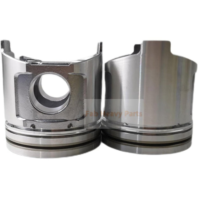 1 Piece Piston With Pin And Clips 123907 - 22081 Fits For Komatsu 4D106 Fits Yanmar 4TNV106 Engine - Fab Heavy Parts