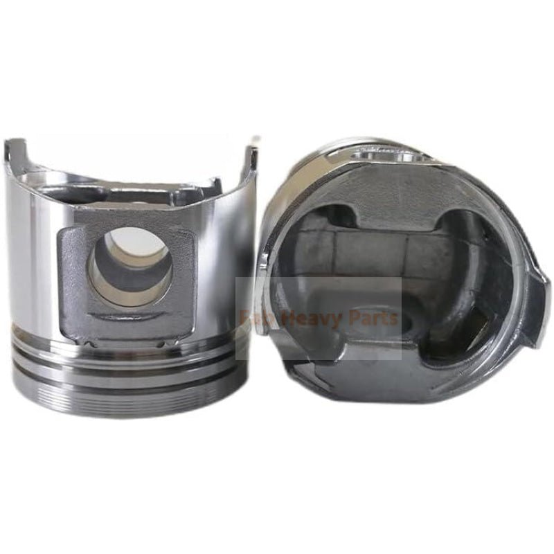 1 Piece Piston With Pin And Clips 129005 - 22080 Fits For Komatsu 3D88E 4D88E 4D88 - 6 Fits Yanmar 3TNV88 4TNV88 - Fab Heavy Parts