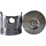 1 Piece Piston With Pin And Clips 129005 - 22080 Fits For Komatsu 3D88E 4D88E 4D88 - 6 Fits Yanmar 3TNV88 4TNV88 - Fab Heavy Parts