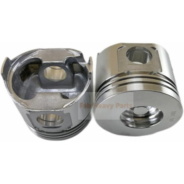 1 Piece Piston With Pin And Clips 129005 - 22080 Fits For Komatsu 3D88E 4D88E 4D88 - 6 Fits Yanmar 3TNV88 4TNV88 - Fab Heavy Parts