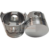 Pistón de 1 pieza con alfiler y clips 129156-22090 se adapta a Yanmar 3TN82 3TN82-U 3TNB82U MOTOR
