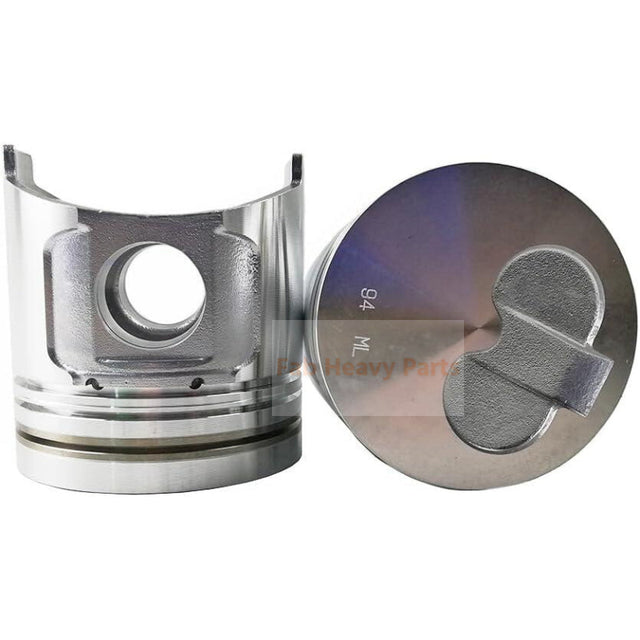 1-teiliger Kolben mit Pin und Clips 129931-22100 Passform für Komatsu 4d94le für Yanmar 4tne94L Motor