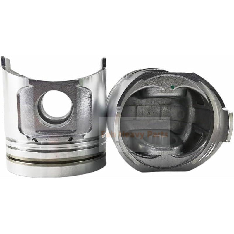 1 Piece Piston With Pin And Clips 129931 - 22100 Fits For Komatsu 4D94LE For Yanmar 4TNE94L Engine - Fab Heavy Parts