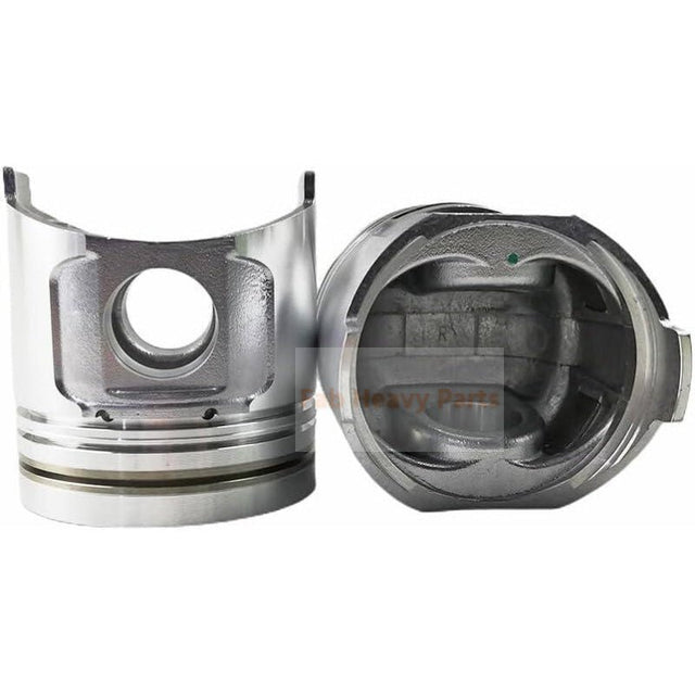 1 Piece Piston With Pin And Clips 129931 - 22100 Fits For Komatsu 4D94LE For Yanmar 4TNE94L Engine - Fab Heavy Parts