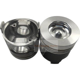 1 Piece Piston With Pin And Clips 129F01 - 22080 Fits For Yanmar 4TNV94FHT Engine Parts - Fab Heavy Parts