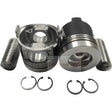 1 Piece Piston With Pin And Clips 129F01 - 22080 Fits For Yanmar 4TNV94FHT Engine Parts - Fab Heavy Parts