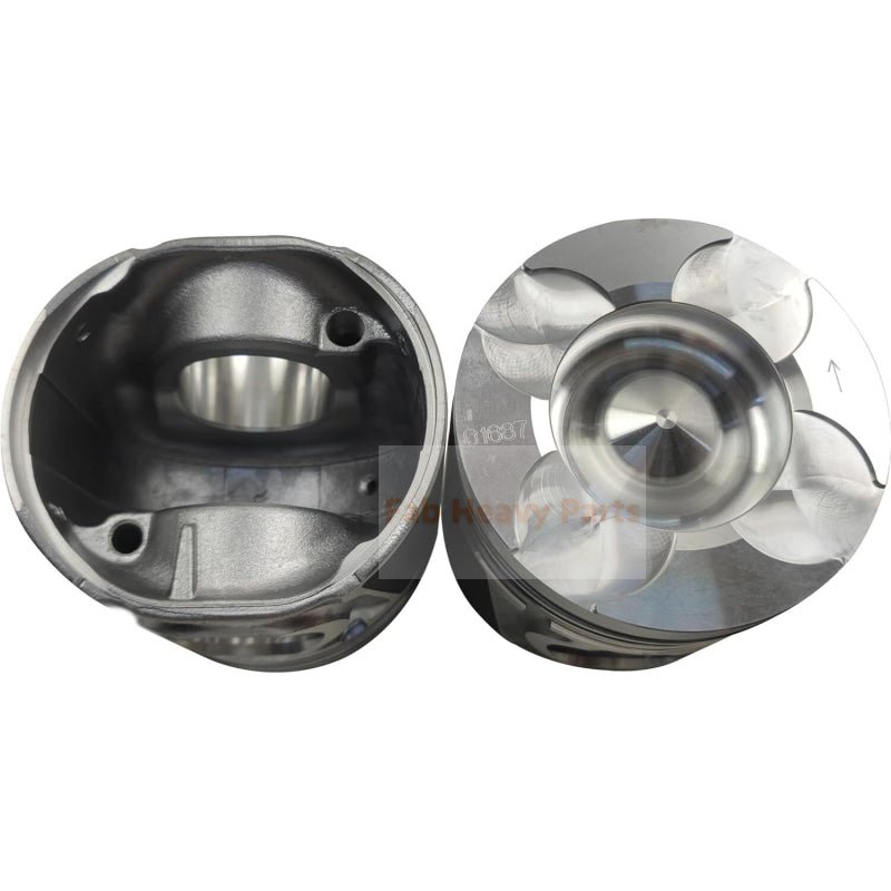 1 Piece Piston With Pin And Clips 130602 - 01687 Fits For Doosan DX12 DX12TI DX12TIS Engine - Fab Heavy Parts