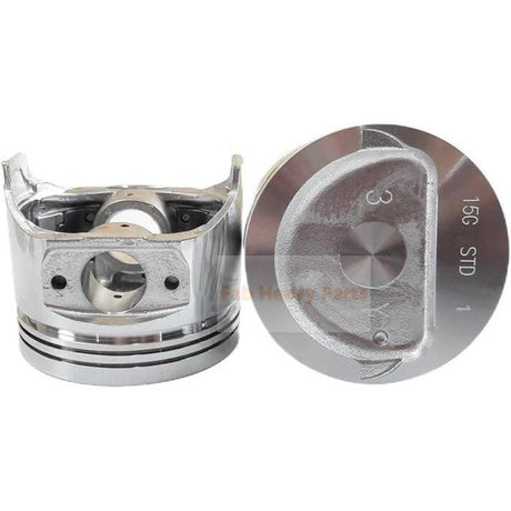 1 Piece Piston With Pin And Clips 13101 - 73010 Fits For Toyota 3Y Engine Parts - Fab Heavy Parts