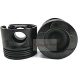 1 Piece Piston With Pin And Clips 13211 - 0230 Fits For Hino Engine P11C - Fab Heavy Parts