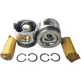 Pistón de 1 pieza con alfiler y clips 150-4621 393-8988 Ajuste para Caterpillar 3126 3126E 3126B Motor