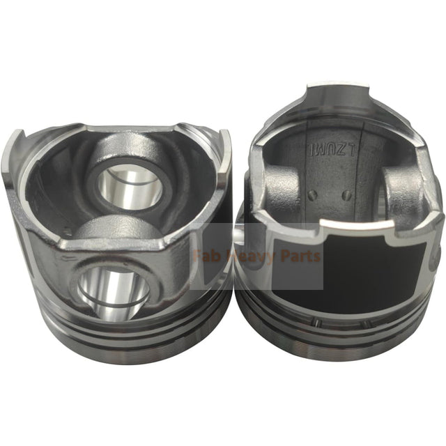 Pistón de 1 pieza con pin y clips 15821-21110 se adapta a las piezas del motor Kubota Z402