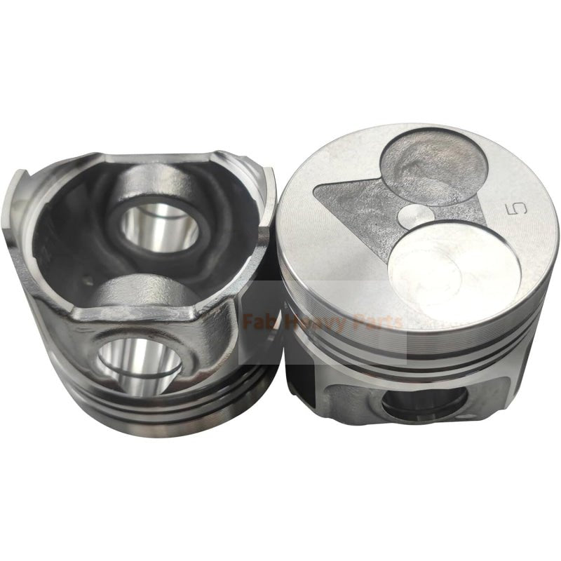 1 Piece Piston With Pin And Clips 15821 - 21110 Fits For Kubota Z402 Engine Parts - Fab Heavy Parts
