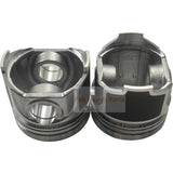 1 Piece Piston With Pin And Clips 15821 - 21110 Fits For Kubota Z402 Engine Parts - Fab Heavy Parts