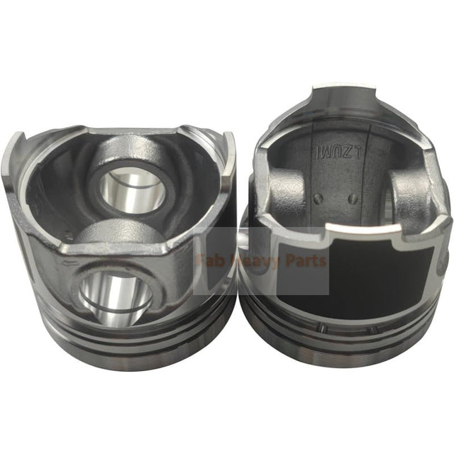 1 Piece Piston With Pin And Clips 15821 - 21110 Fits For Kubota Z402 Engine Parts - Fab Heavy Parts