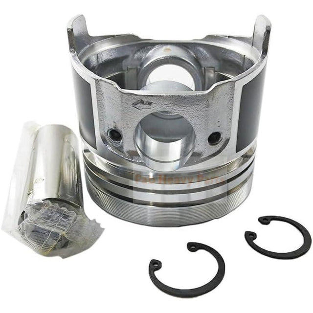 1 Piece Piston With Pin And Clips 16055 - 21110 16271 - 21110 Fits For Kubota V1305 V1405 Engine - Fab Heavy Parts