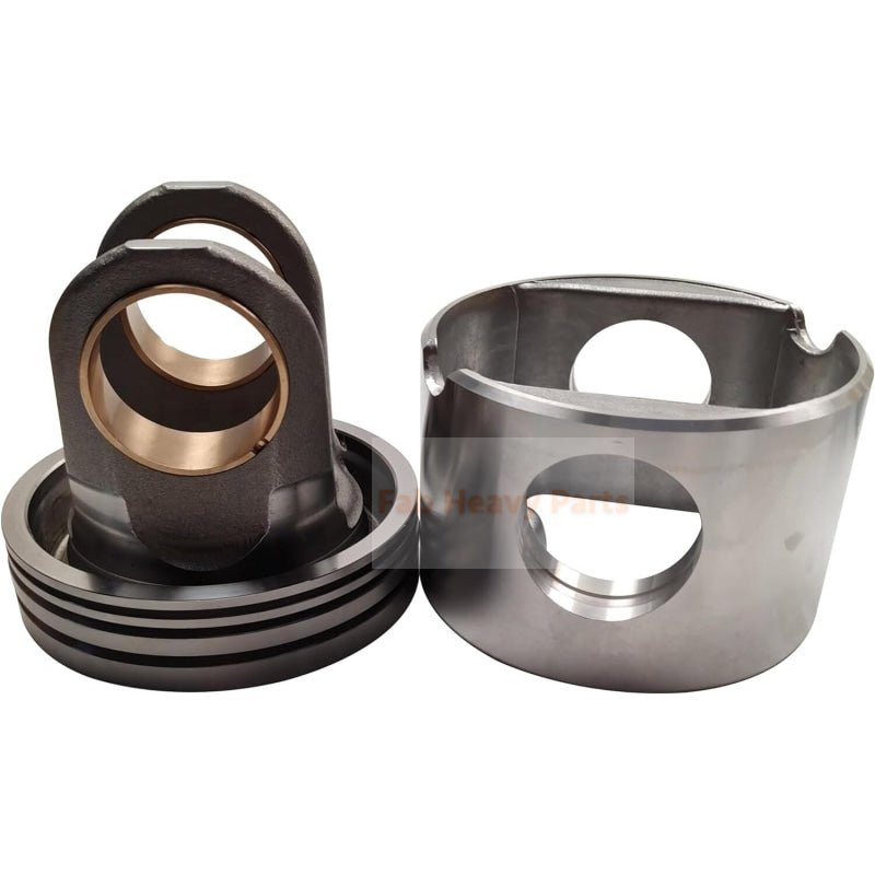 1 Piece Piston With Pin And Clips 163 - 0930 123 - 4612 Fits For Caterpillar 3412 3412C 3406C Engine Parts - Fab Heavy Parts