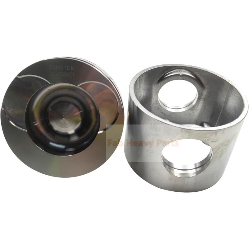 1 Piece Piston With Pin And Clips 1833433C1 1836320C1 1836320C2 Fits For Navistar International DT530E I530 Engine - Fab Heavy Parts