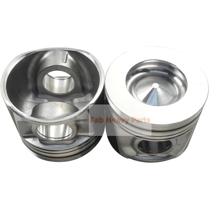 1 Piece Piston With Pin And Clips 1G410 - 21910 Fits For Kubota V6108 Engine Parts - Fab Heavy Parts