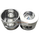 1 Piece Piston With Pin And Clips 1G410 - 21910 Fits For Kubota V6108 Engine Parts - Fab Heavy Parts