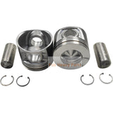 1 Piece Piston With Pin And Clips 1G410 - 21910 Fits For Kubota V6108 Engine Parts - Fab Heavy Parts