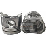 Pistón de 1 pieza con alfiler y clips 1G527-21110 se adapta a Kubota V3300 Motor L10S Wheel Wheel