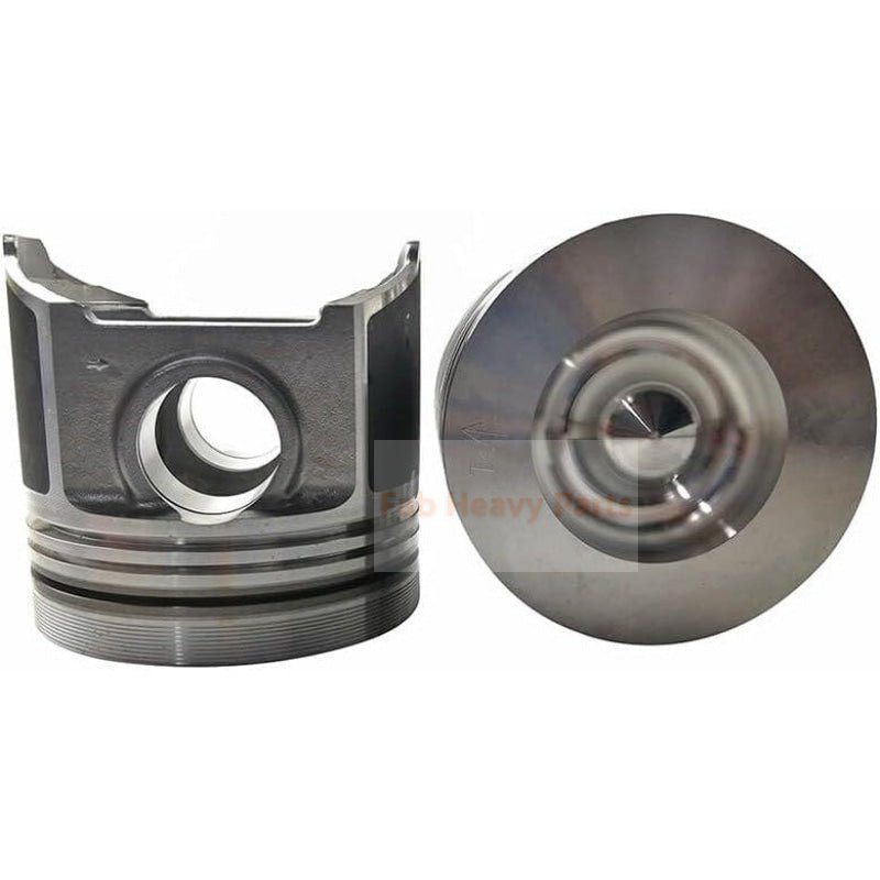 1 Piece Piston with Pin and Clips 1G527 - 21110 Fits for Kubota V3300 Engine L10S Wheel Loaders - Fab Heavy Parts