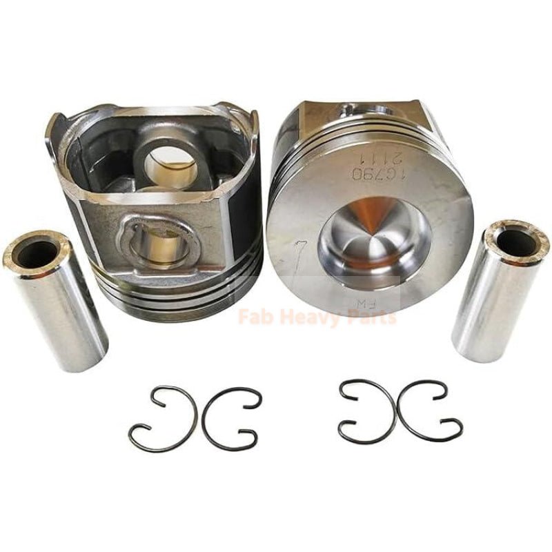 1 Piece Piston With Pin And Clips 1G790 - 2111 1G790 - 21112 Fits For Kubota V2403 V2203 Fits Carrier CT4 - 134DI V2203DI Engine - Fab Heavy Parts