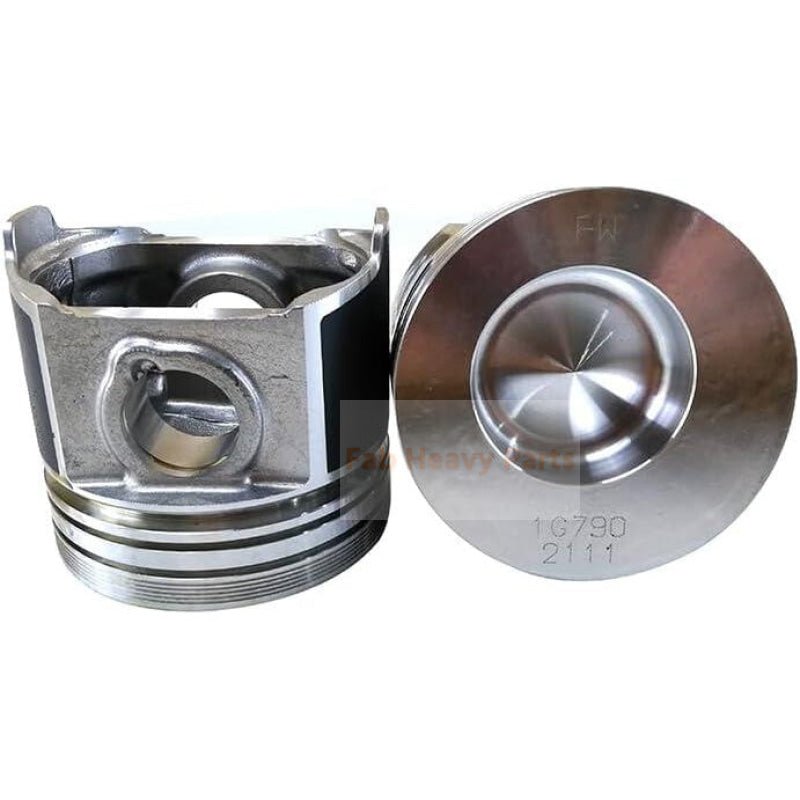 1 Piece Piston With Pin And Clips 1G790 - 2111 1G790 - 21112 Fits For Kubota V2403 V2203 Fits Carrier CT4 - 134DI V2203DI Engine - Fab Heavy Parts
