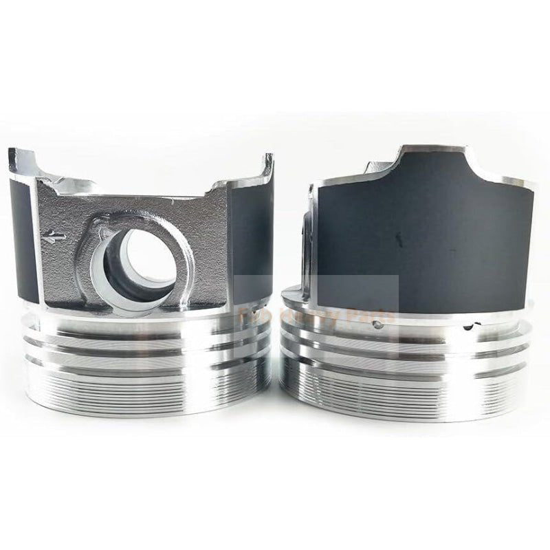 1 Piece Piston With Pin And Clips 1G868 - 21110 Fits For Kubota V2403 IDI Engine - Fab Heavy Parts