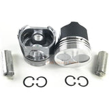 1 Piece Piston With Pin And Clips 1G868 - 21110 Fits For Kubota V2403 IDI Engine - Fab Heavy Parts