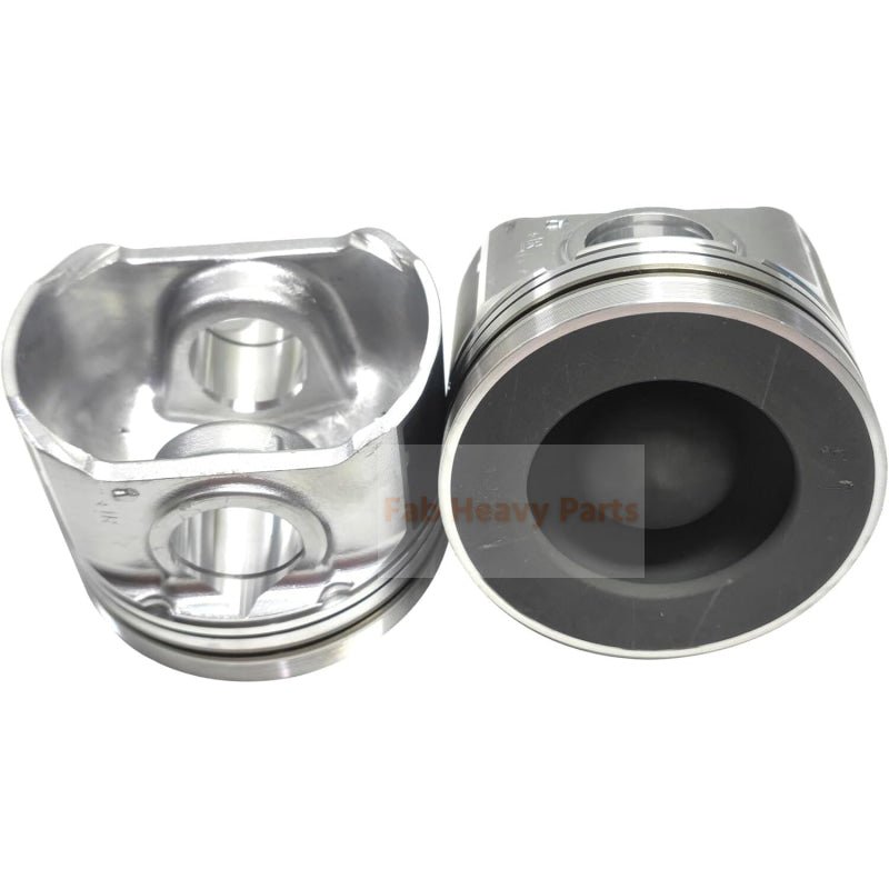 1 Piece Piston With Pin And Clips 1J508 - 21110 Fits For Kubota V3800 - CR - Tl - EV13 Engine 95 Track Skidloader - Fab Heavy Parts