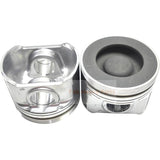 1 Piece Piston With Pin And Clips 1J508 - 21110 Fits For Kubota V3800 - CR - Tl - EV13 Engine 95 Track Skidloader - Fab Heavy Parts