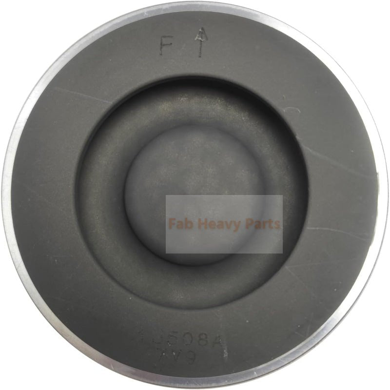 1 Piece Piston With Pin And Clips 1J508 - 21110 Fits For Kubota V3800 - CR - Tl - EV13 Engine 95 Track Skidloader - Fab Heavy Parts