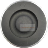 1 Piece Piston With Pin And Clips 1J508 - 21110 Fits For Kubota V3800 - CR - Tl - EV13 Engine 95 Track Skidloader - Fab Heavy Parts