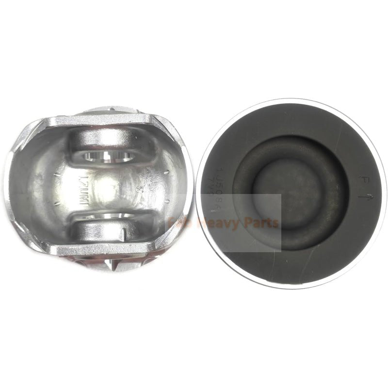 1 Piece Piston With Pin And Clips 1J508 - 21110 Fits For Kubota V3800 - CR - Tl - EV13 Engine 95 Track Skidloader - Fab Heavy Parts