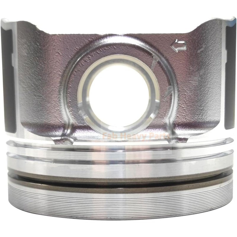 1 Piece Piston With Pin And Clips 1J508 - 21110 Fits For Kubota V3800 - CR - Tl - EV13 Engine 95 Track Skidloader - Fab Heavy Parts