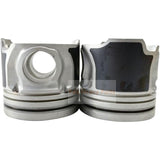1 Piece Piston With Pin And Clips 23410 - 4A910 Fits For Hyundai D4CB Engine - Fab Heavy Parts