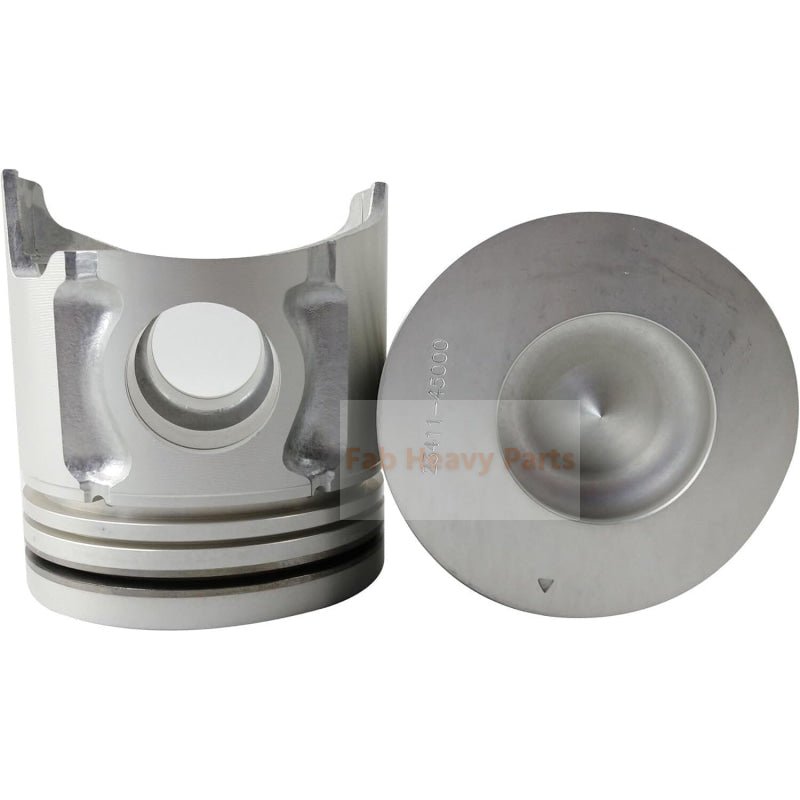 1 Piece Piston With Pin And Clips 23411 - 45000 Fits For Hyundai D4DA Engine - Fab Heavy Parts