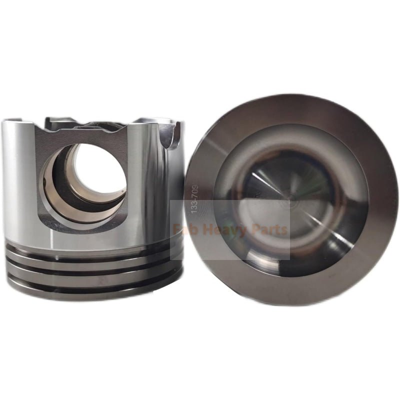 1 Piece Piston With Pin And Clips 238 - 2710 133 - 7098 Fits For Caterpillar C - 10 3176C Engine Parts - Fab Heavy Parts