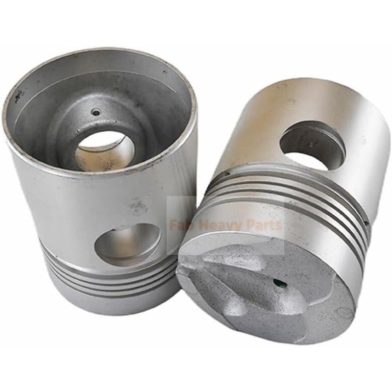 1 Piece Piston With Pin And Clips 30017 - 70102 Fits For Mitsubishi 6DB10 6DB1 Engine Parts - Fab Heavy Parts