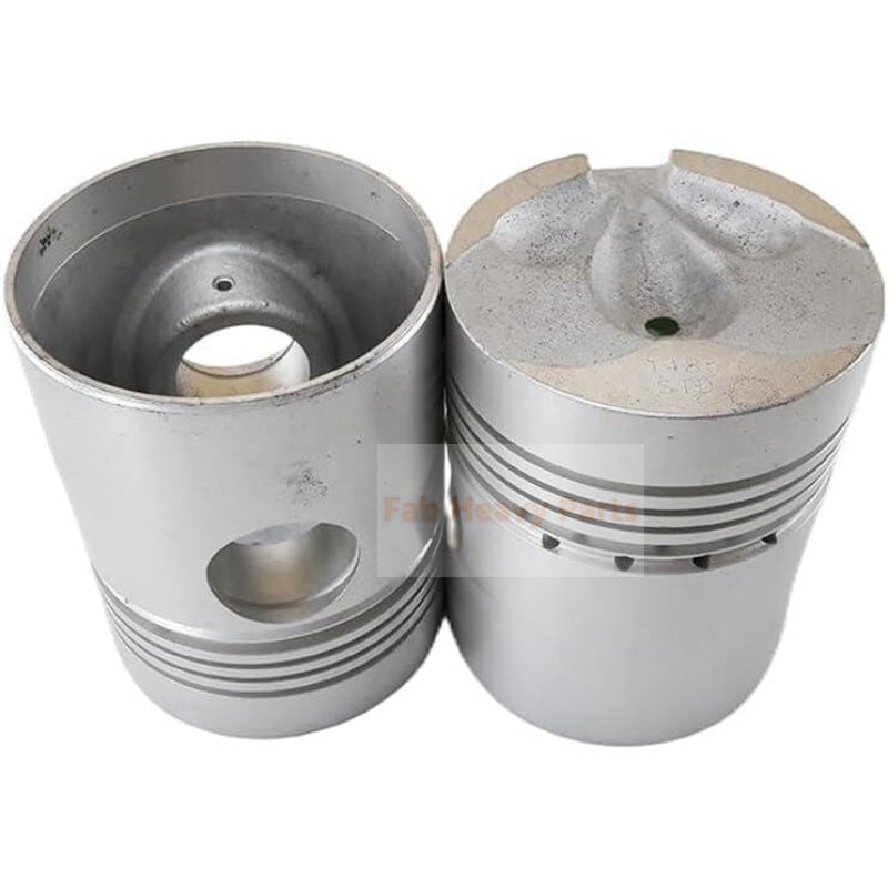 1 Piece Piston With Pin And Clips 30017 - 70102 Fits For Mitsubishi 6DB10 6DB1 Engine Parts - Fab Heavy Parts