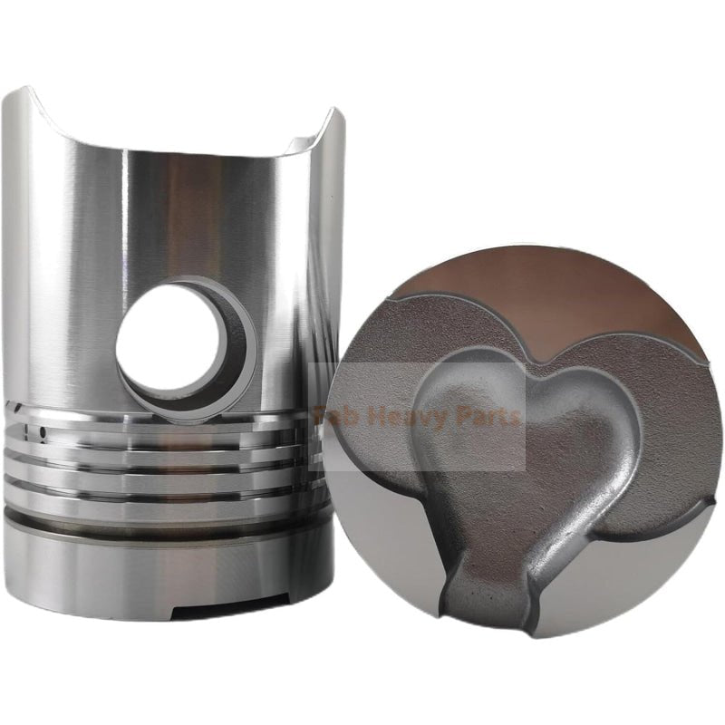 1 Piece Piston with Pin and Clips 30017 - 97100 Fits For Mitsubishi 6DB1 6DB10T Engine Parts - Fab Heavy Parts