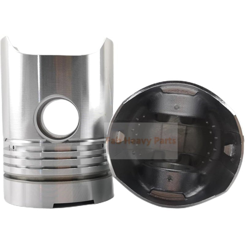 1 Piece Piston with Pin and Clips 30017 - 97100 Fits For Mitsubishi 6DB1 6DB10T Engine Parts - Fab Heavy Parts