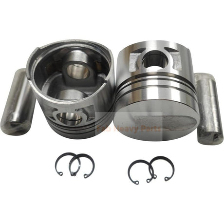 1 Piece Piston With Pin And Clips 30617 - 60101 30617 - 60300 Fits For Mitsubishi 4DQ5 Engine - Fab Heavy Parts